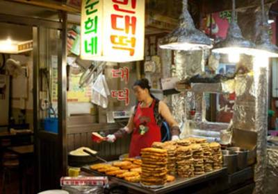 韩国广藏市场美食探访记