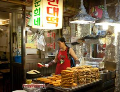 韩国广藏市场美食探访记